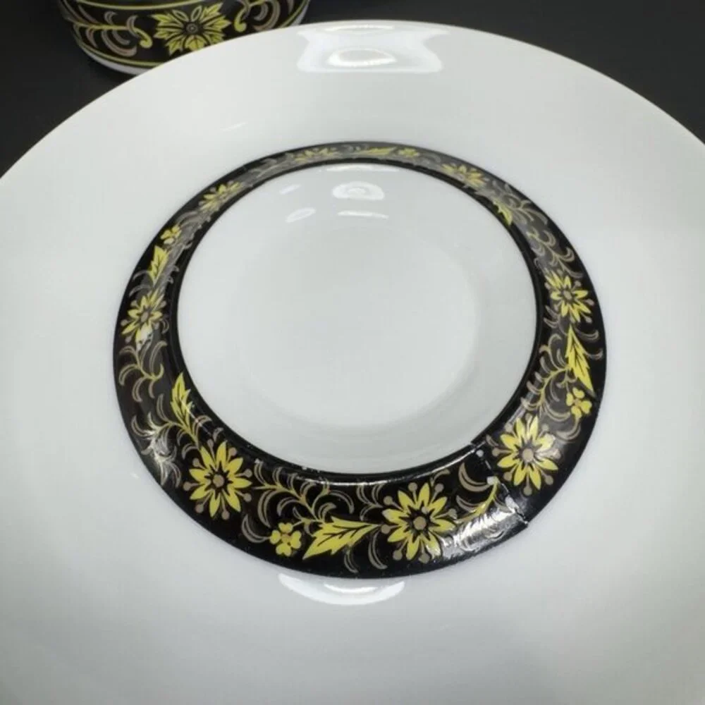 Taihei China Fine Bone China Porcelain Teacup‎ Saucer Set Cup Plate Hacienda VTG